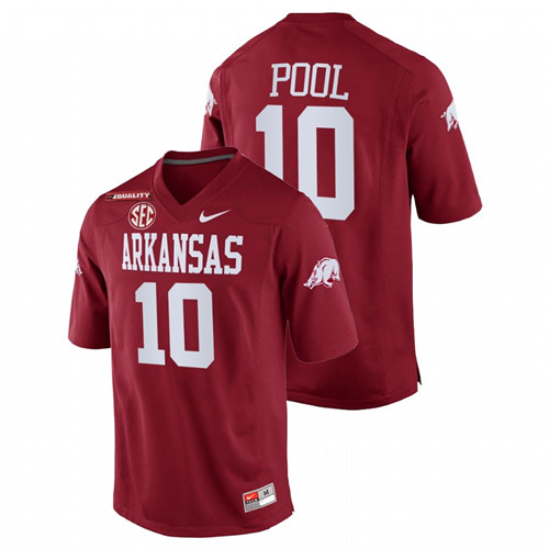 Cardinal Men Arkansas Razorbacks Bumper Pool College Football Equality Jersey