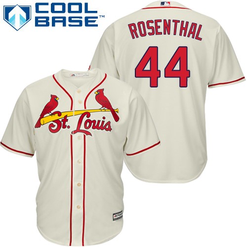 Cardinals #44 Trevor Rosenthal Cream Cool Base Stitched Youth MLB Jersey