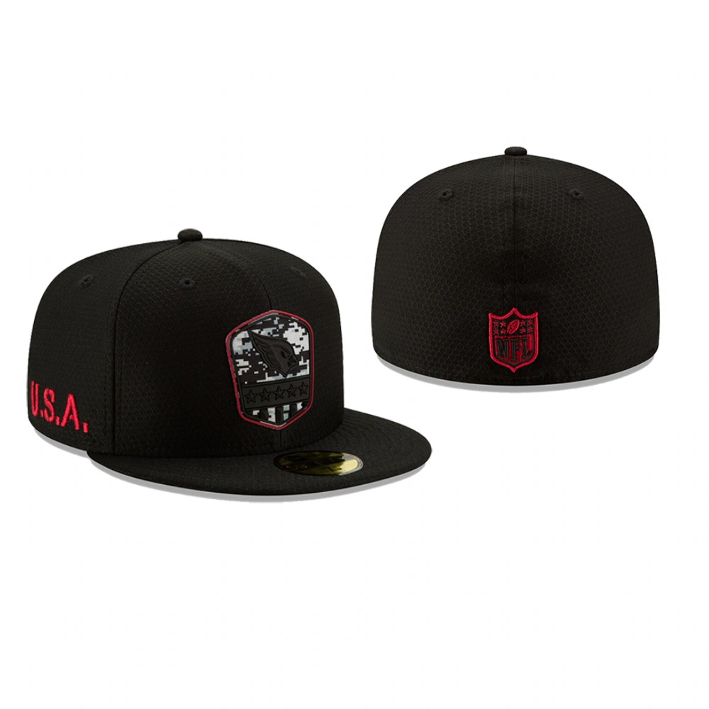 Cardinals Black 2019 Salute to Service Hat