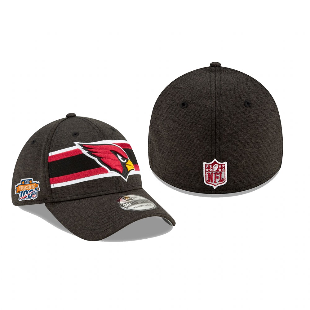 Cardinals Black 2019 Thanksgiving Sideline 39THIRTY Flex Hat