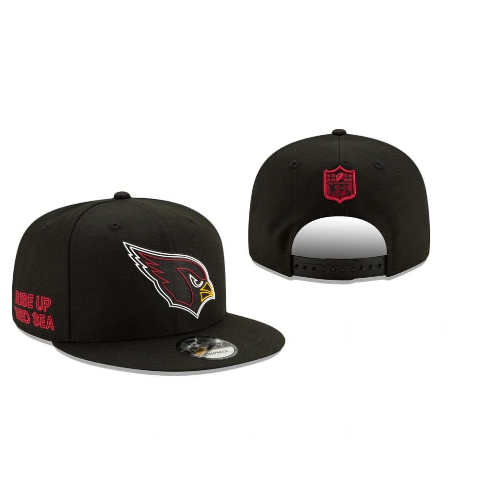 Cardinals Black 2020 NFL Draft 9FIFTY Adjustable Snapback Hat