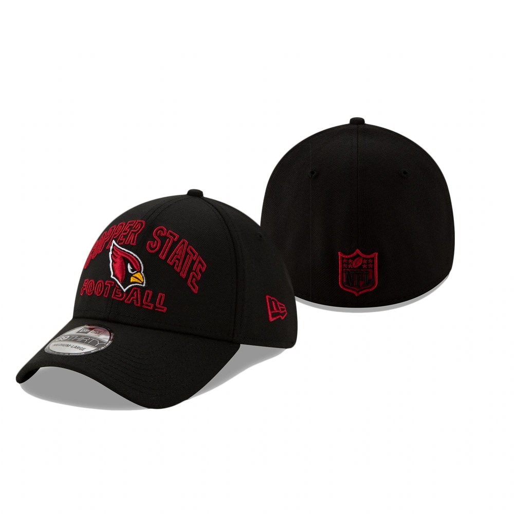 Cardinals Black 2020 NFL Draft City 39THIRTY Flex Hat