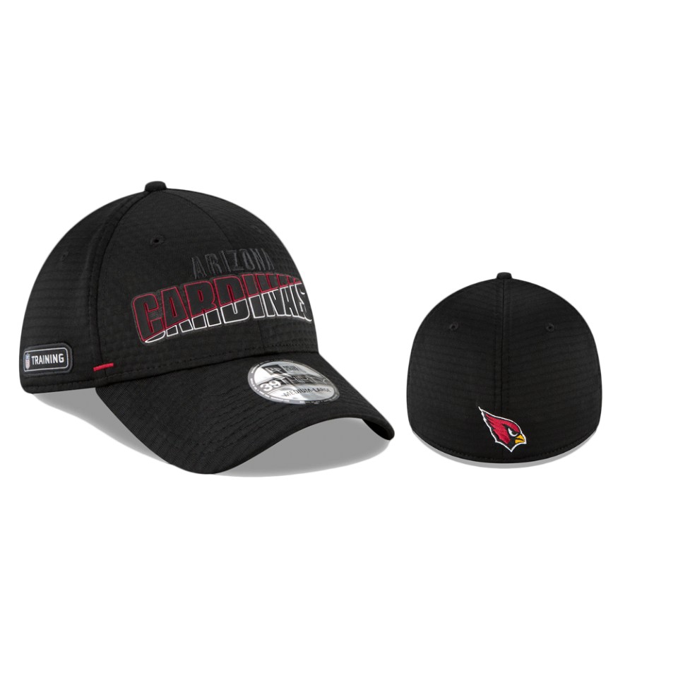 Cardinals Black 2020 NFL Summer Sideline 39THIRTY Hat