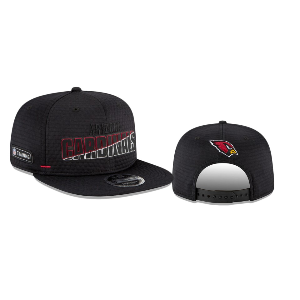 Cardinals Black 2020 NFL Summer Sideline 9FIFTY Snapback Hat