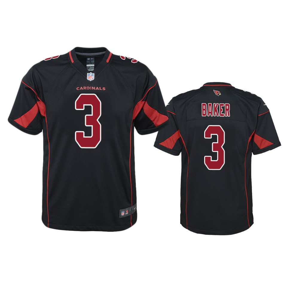 Cardinals Black Budda Baker Color Rush Game Jersey