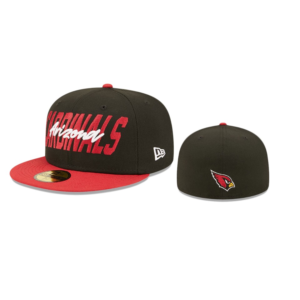 Cardinals Black Cardinal 2022 NFL Draft 59FIFTY Fitted Hat