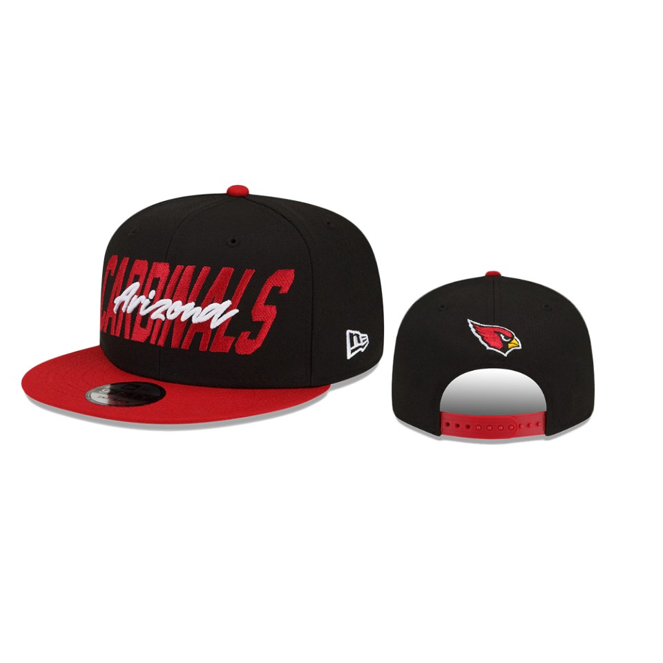 Cardinals Black Cardinal 2022 NFL Draft 9FIFTY Snapback Adjustable Hat