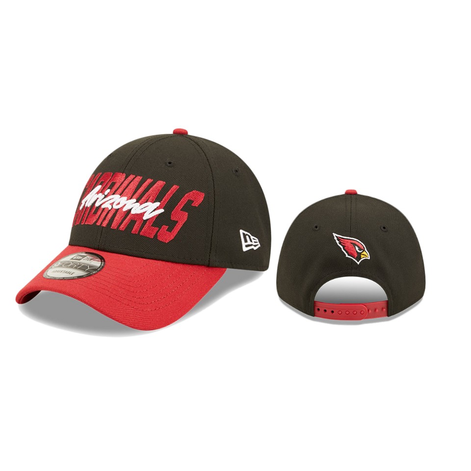 Cardinals Black Cardinal 2022 NFL Draft 9FORTY Snapback Adjustable Hat