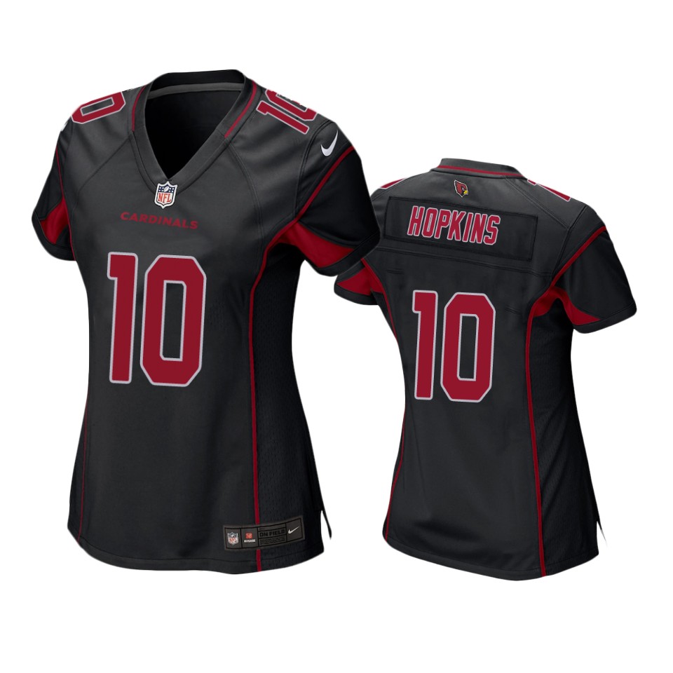 Cardinals Black DeAndre Hopkins Alternate Game Jersey