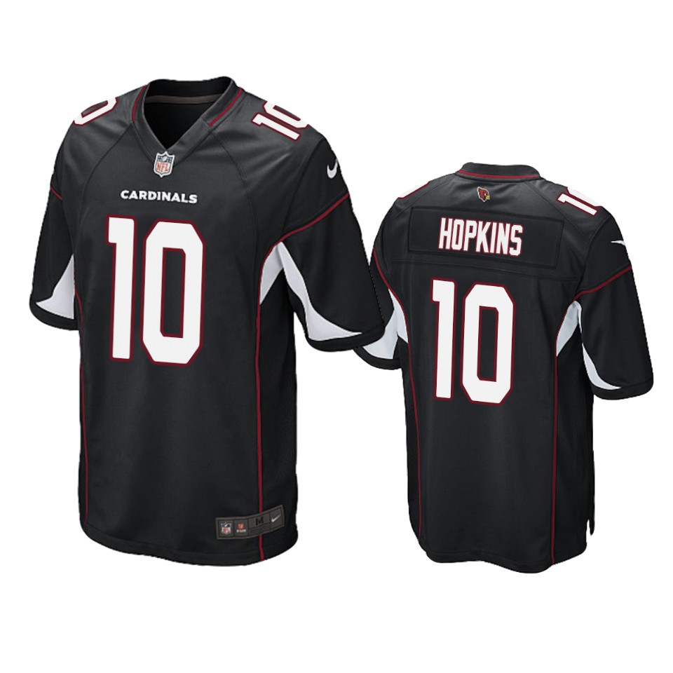 Cardinals Black DeAndre Hopkins Game Jersey