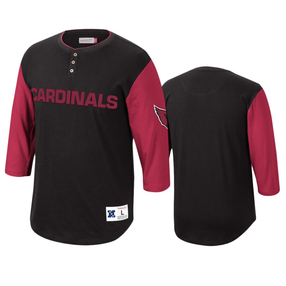 Cardinals Black Franchise Player Henley T-Shirt