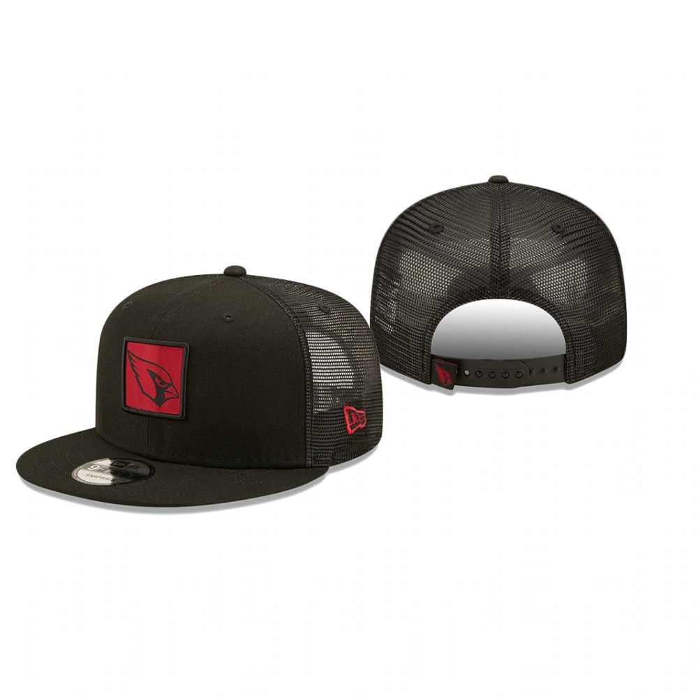 Cardinals Black Gridlock Trucker 9FIFTY Snapback Hat