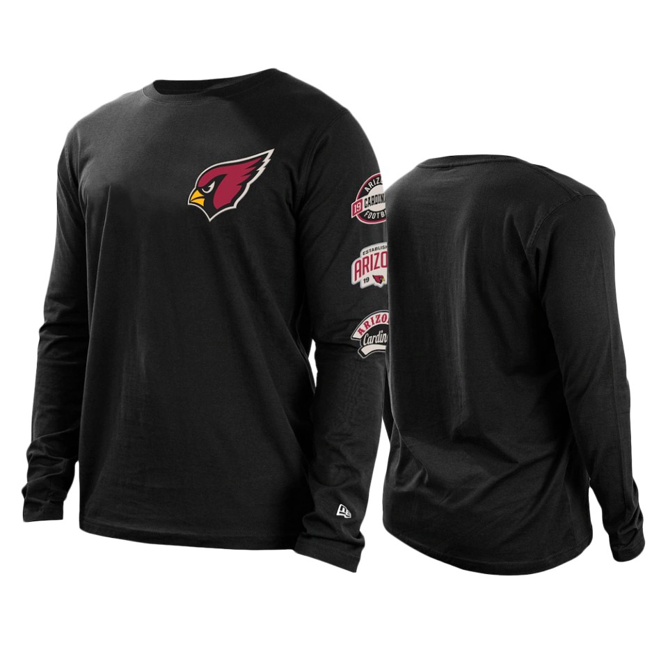 Cardinals Black Hype 2-Hit Long Sleeve T-Shirt
