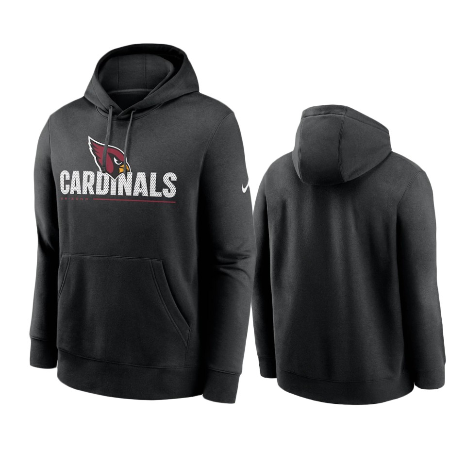 Cardinals Black Impact Club Pullover Hoodie
