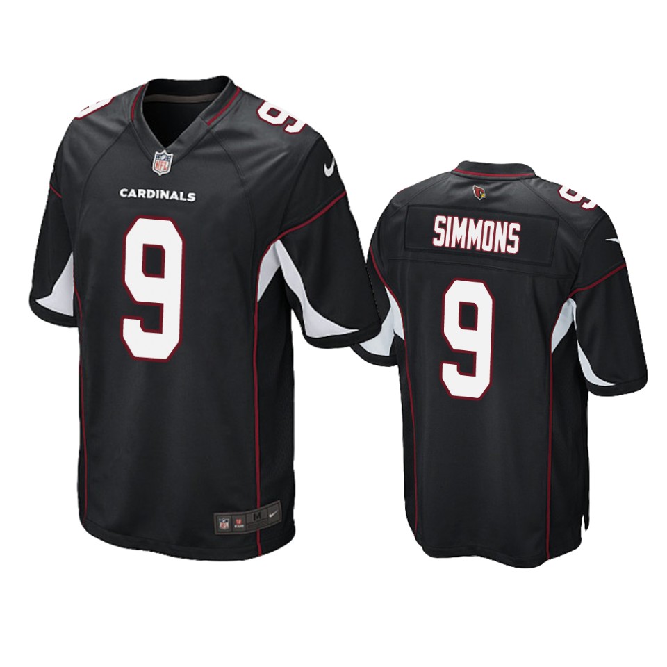 Cardinals Black Isaiah Simmons Alternate Game Jersey