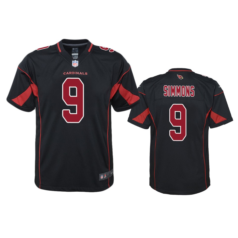 Cardinals Black Isaiah Simmons Color Rush Game Jersey