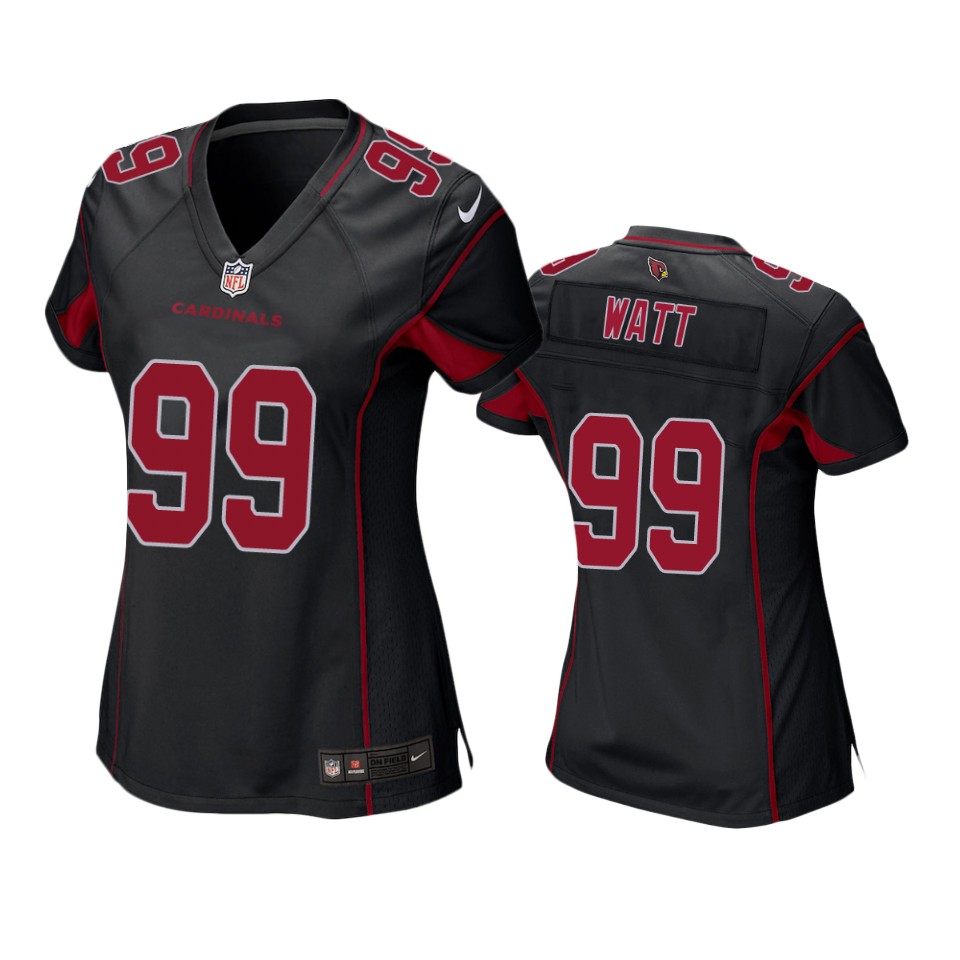 Cardinals Black J.J. Watt Alternate Game Jersey