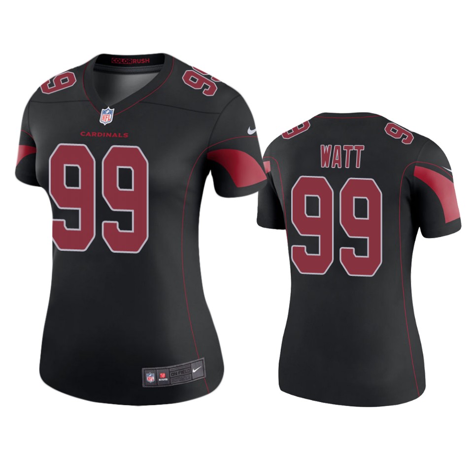 Cardinals Black J.J. Watt Color Rush Legend Jersey