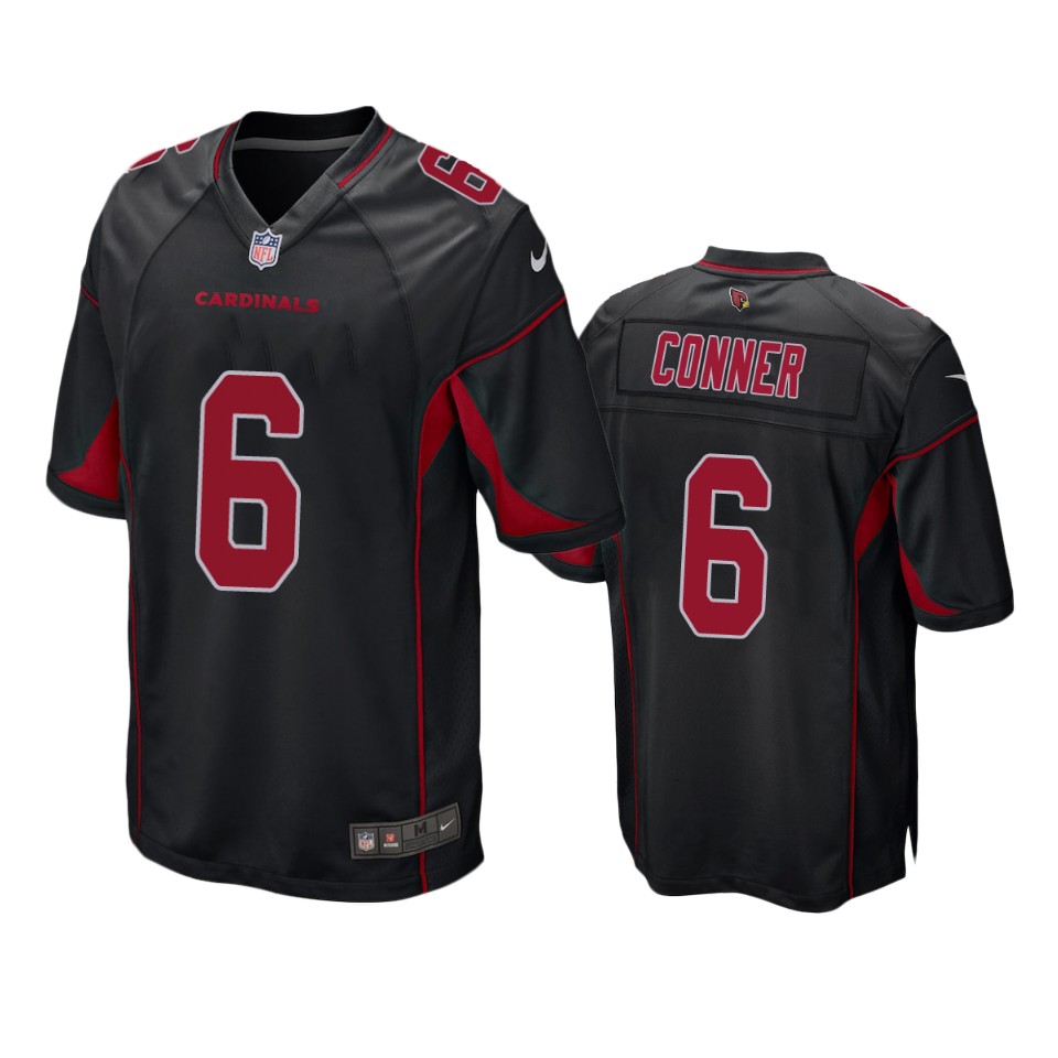 Cardinals Black James Conner 2nd Alternate Game Jersey