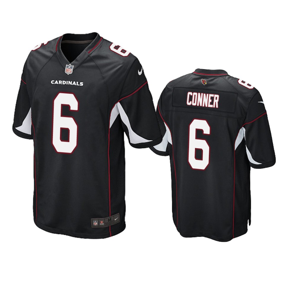 Cardinals Black James Conner Alternate Game Jersey