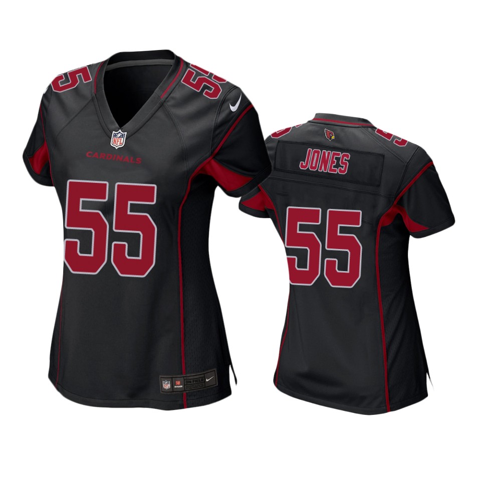 Cardinals Black Josh Jones Alternate Game Jersey