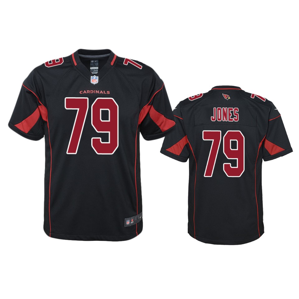 Cardinals Black Josh Jones Color Rush Game Jersey