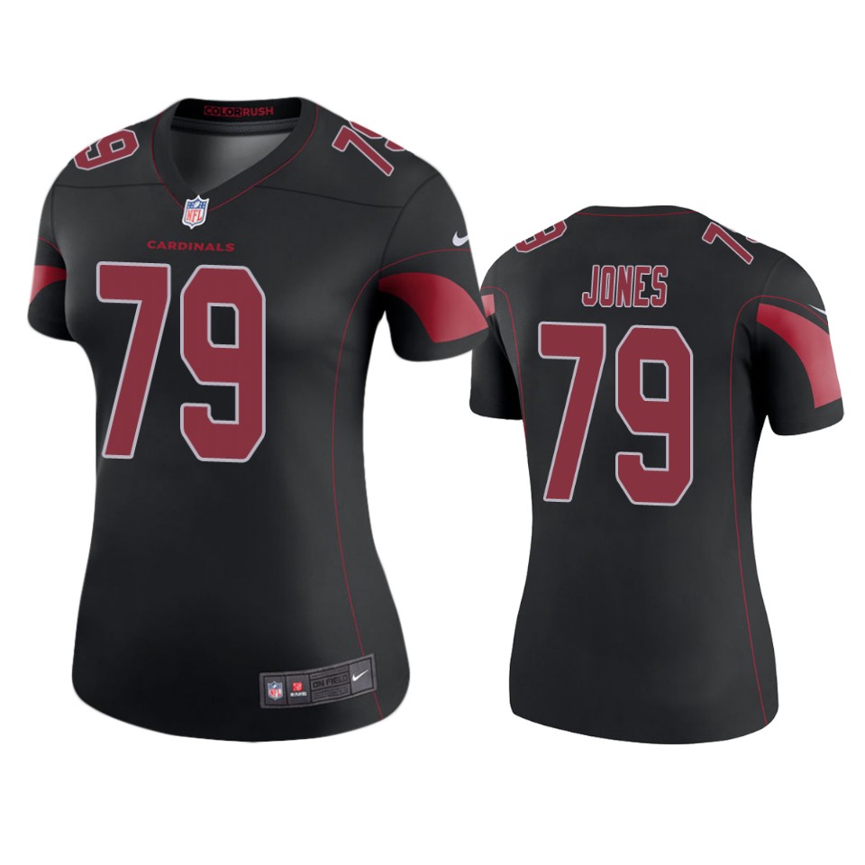 Cardinals Black Josh Jones Color Rush Legend Women's Jersey