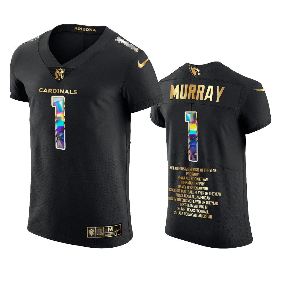 Cardinals Black Kyler Murray Career Highlights Diamond Jersey