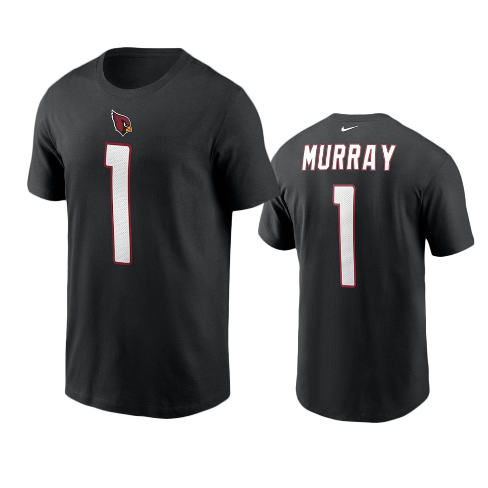 Cardinals Black Kyler Murray Name & Number Men's T-Shirt