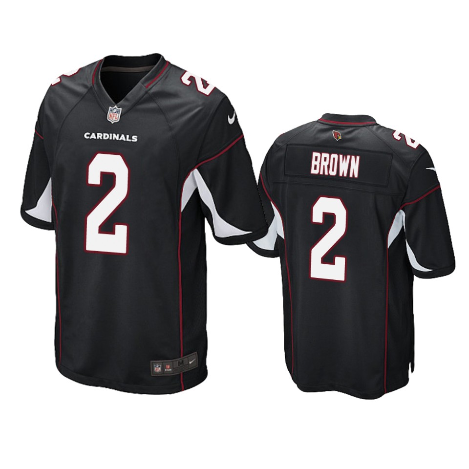 Cardinals Black Marquise Brown Alternate Game Jersey