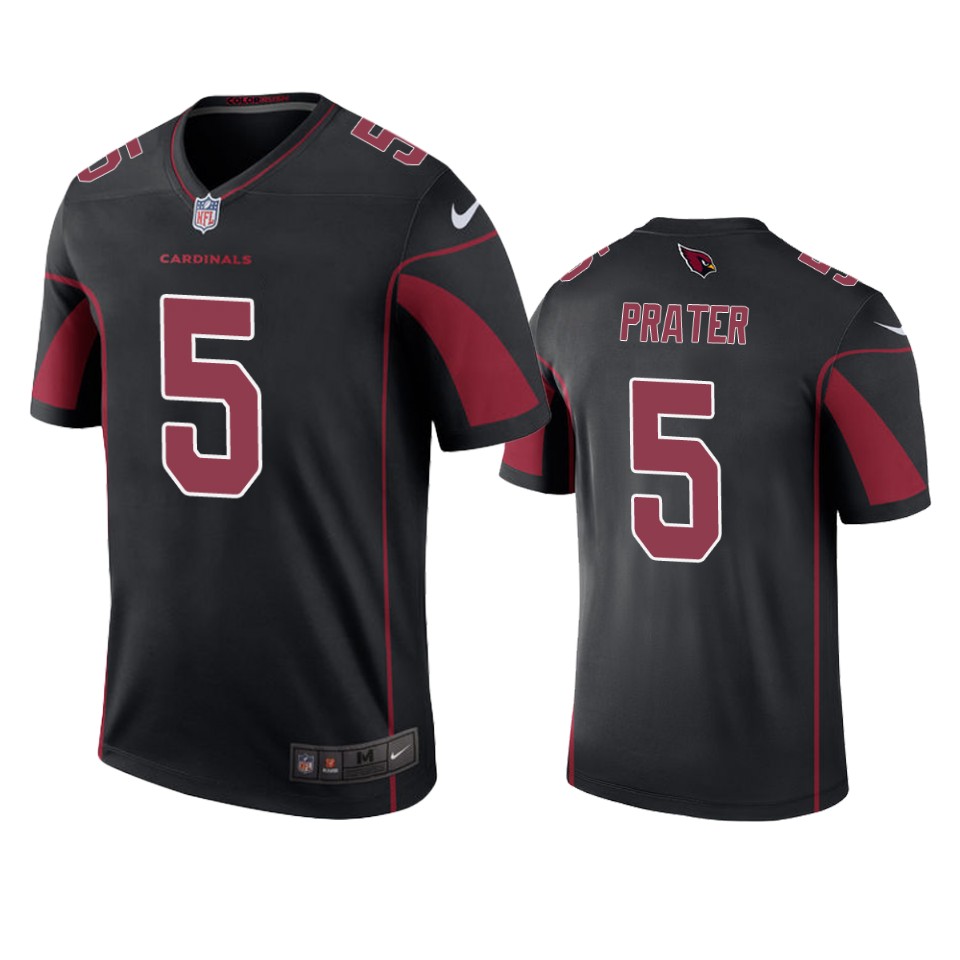 Cardinals Black Matt Prater Color Rush Legend Men's Jersey