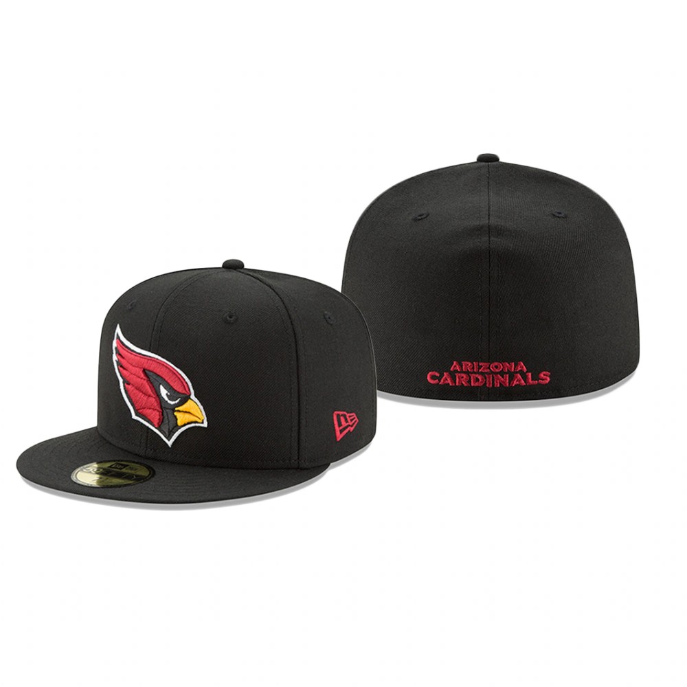 Cardinals Black Omaha 59FIFTY Fitted Hat