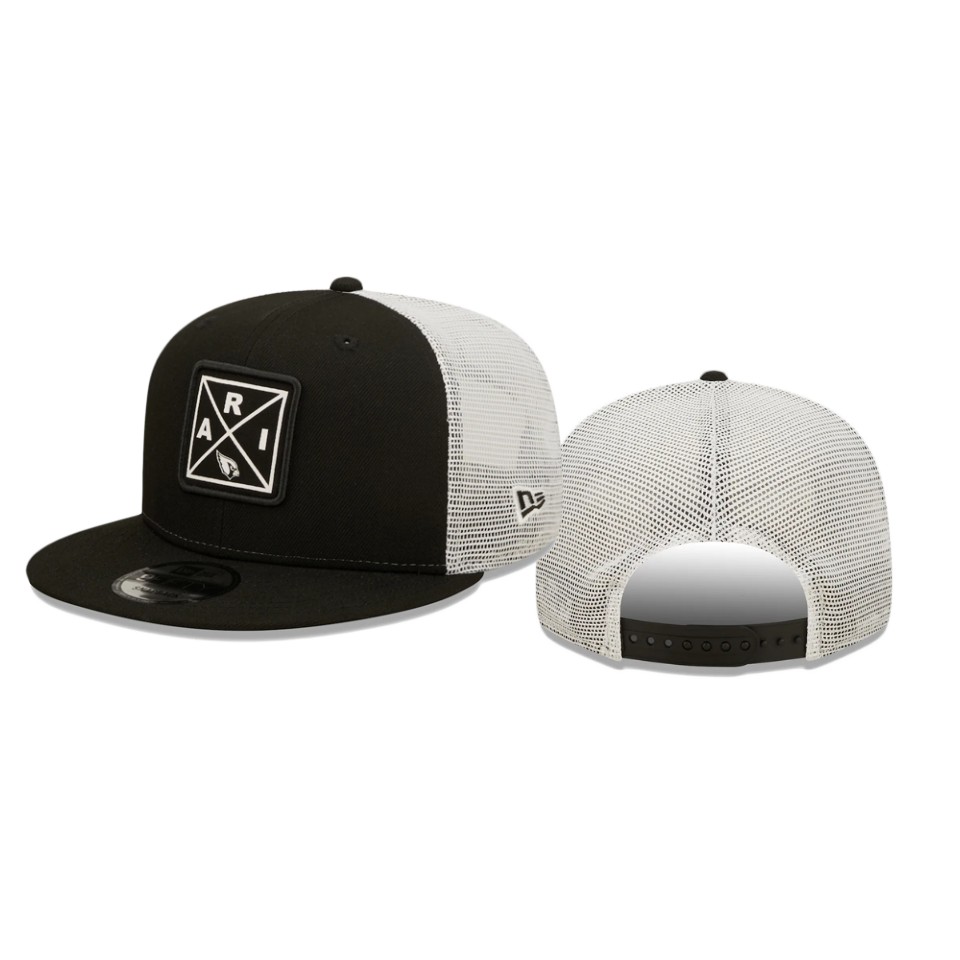 Cardinals Black Quad II 9FIFTY Trucker Snapback Hat