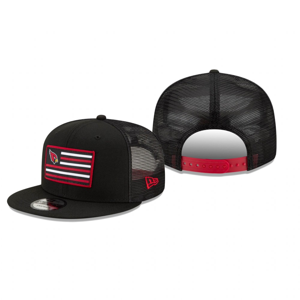 Cardinals Black Republic Trucker 9FIFTY Hat