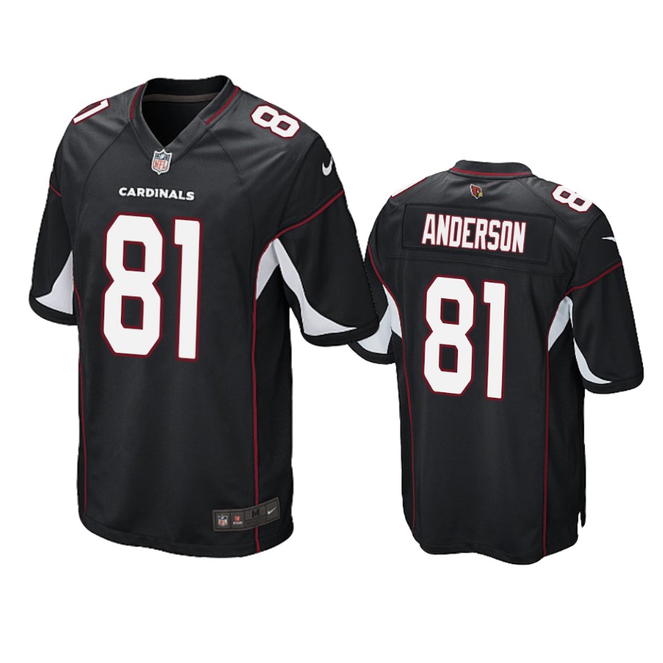 Cardinals Black Robbie Anderson Alternate Game Jersey