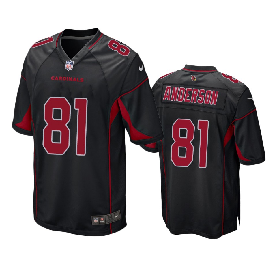 Cardinals Black Robby Anderson 2nd Alternate Game Jersey