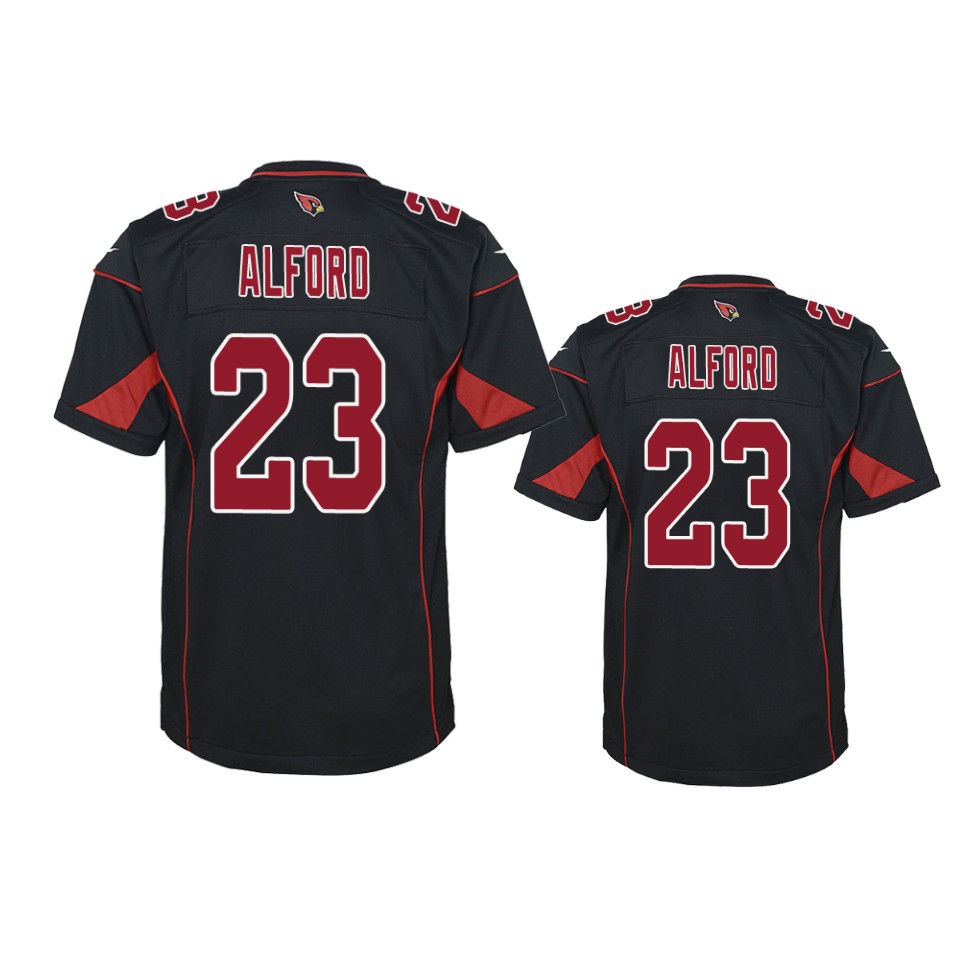 Cardinals Black Robert Alford Color Rush Game Jersey