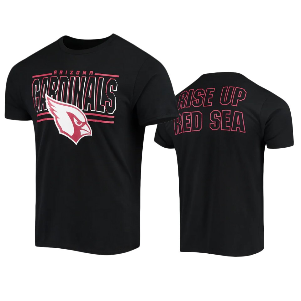 Cardinals Black Slogan 2-Hit Junk Food T-Shirt