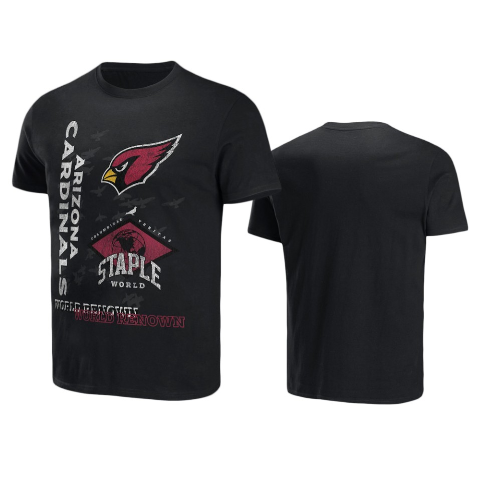 Cardinals Black Staple World Renowned T-Shirt