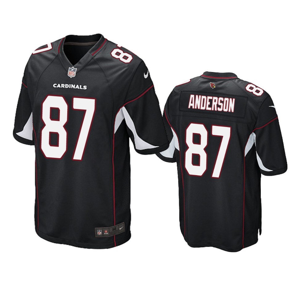 Cardinals Black Stephen Anderson Alternate Game Jersey