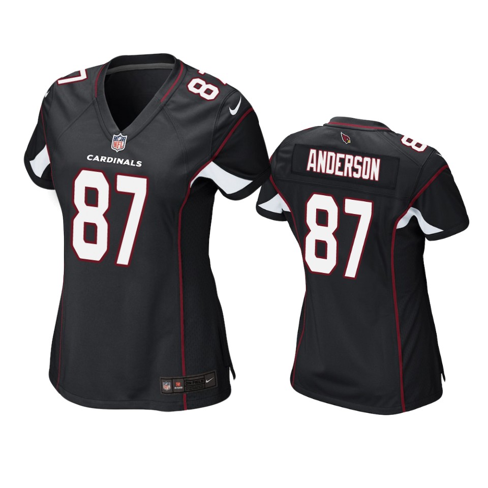 Cardinals Black Stephen Anderson Game Jersey