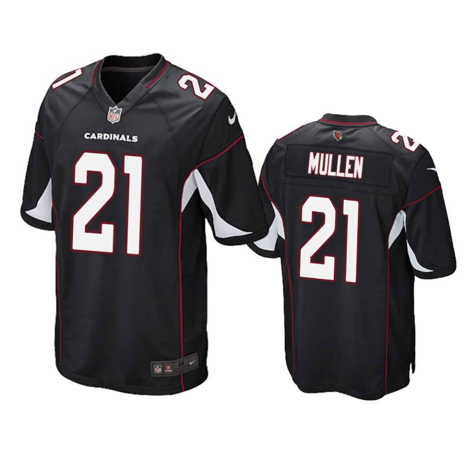 Cardinals Black Trayvon Mullen Alternate Game Jersey