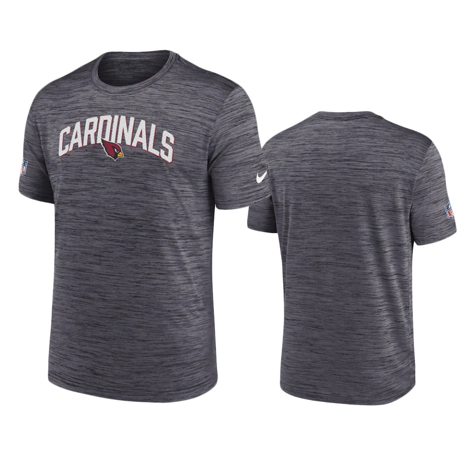 Cardinals Black Velocity Athletic Stack Performance T-Shirt