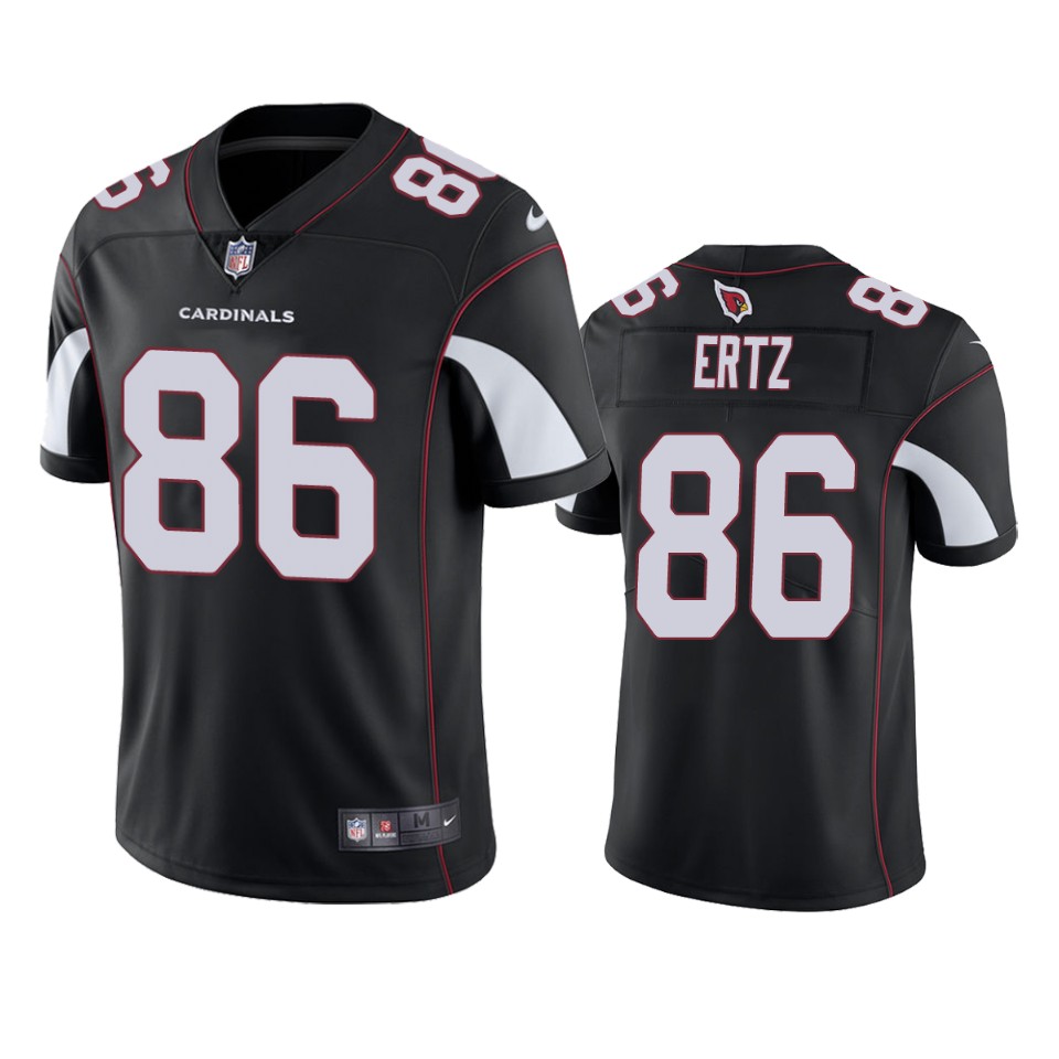 Cardinals Black Zach Ertz Vapor Limited Men's Jersey