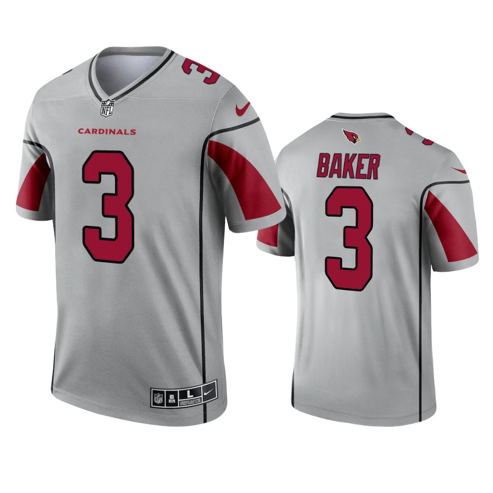 Cardinals Budda Baker Inverted Legend Silver Jersey