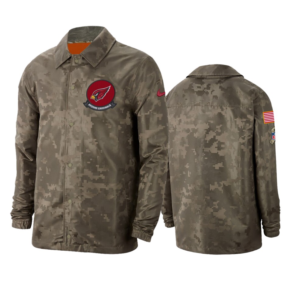 Cardinals Camo 2019 Salute to Service Sideline Full-Zip Lightweight Jacket