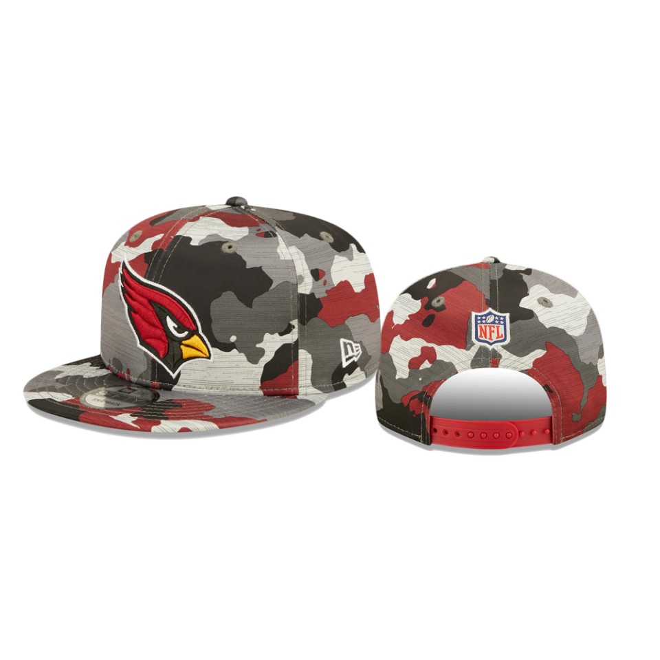Cardinals Camo 2022 NFL Training Camp 9FIFTY Snapback Adjustable Hat