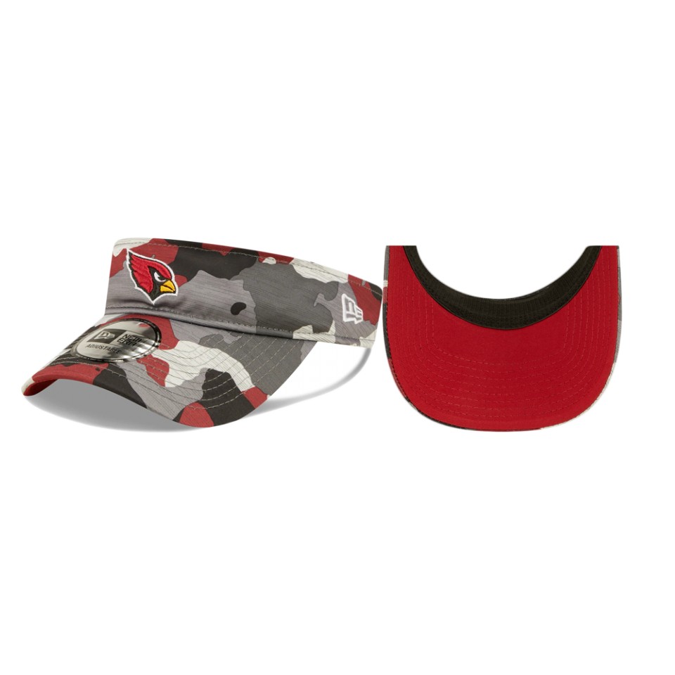 Cardinals Camo 2022 NFL Training Camp Adjustable Visor Hat
