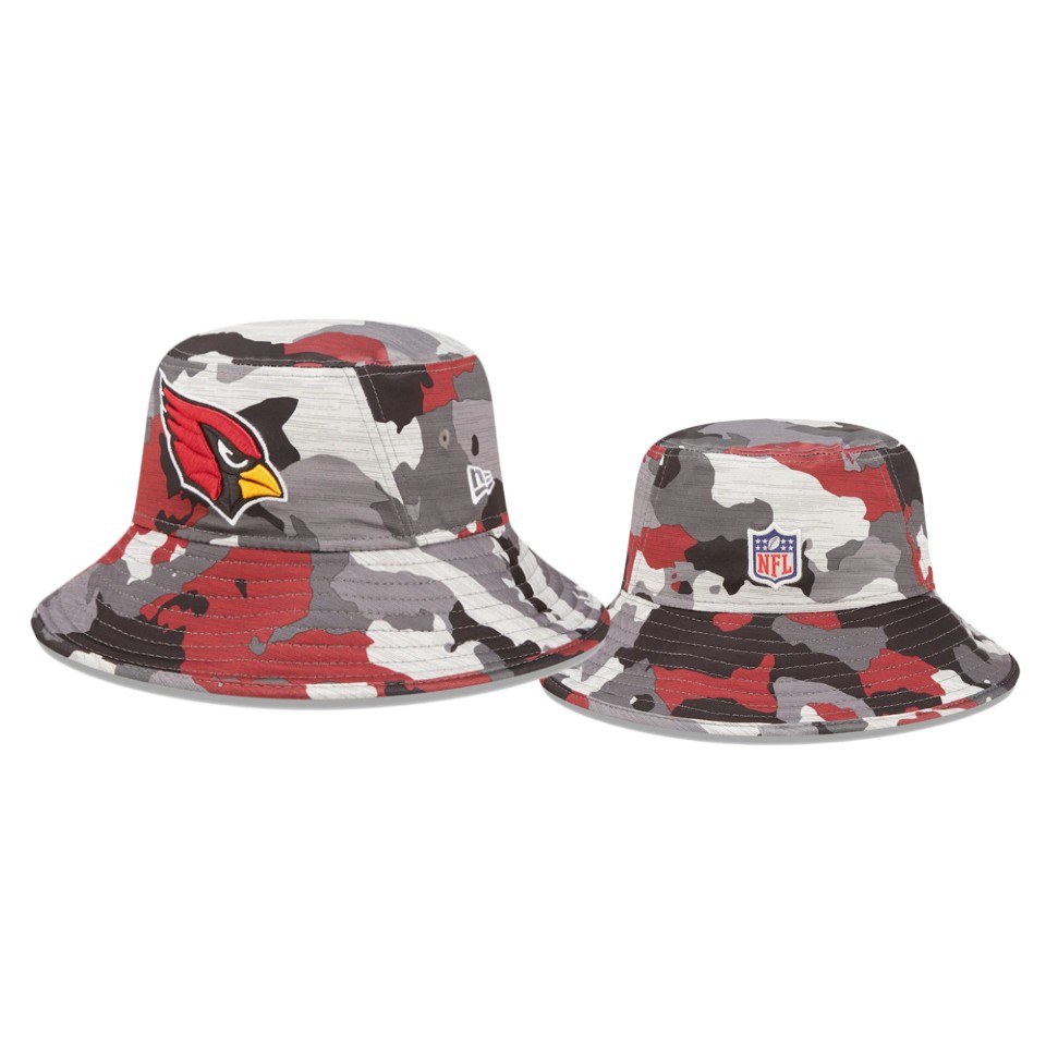Cardinals Camo 2022 NFL Training Camp Bucket Hat