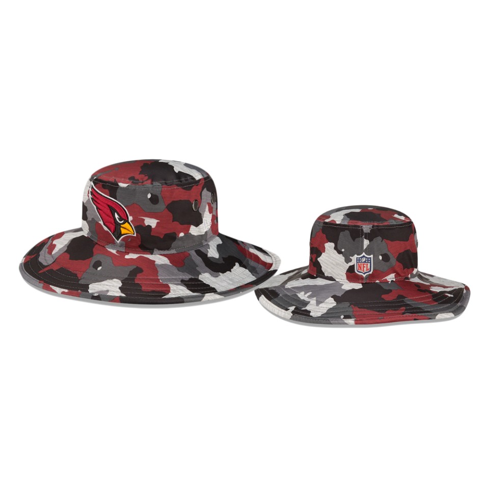 Cardinals Camo 2022 NFL Training Camp Panama Bucket Hat